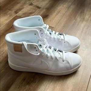 White High-Top Sneakers